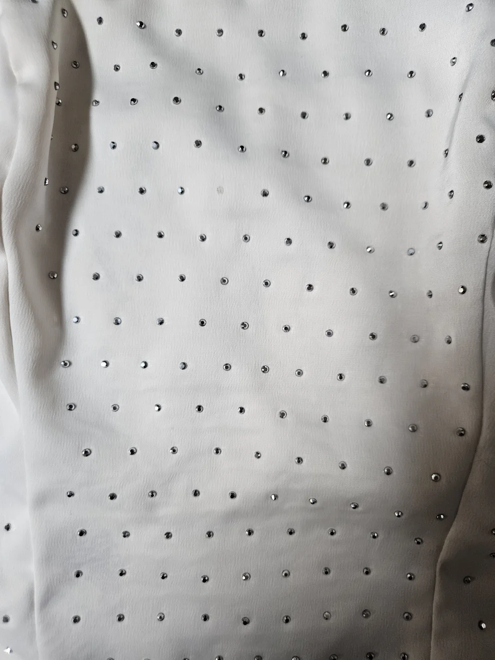wild fable White Rhinestone Square-Neck Crop Top - Picture 2 of 4